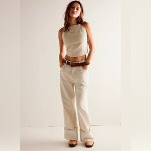 WE THE FREE 31 Wide Leg Streetwear Final Countdown Lo Rise Cuffed Boyfriend Jean